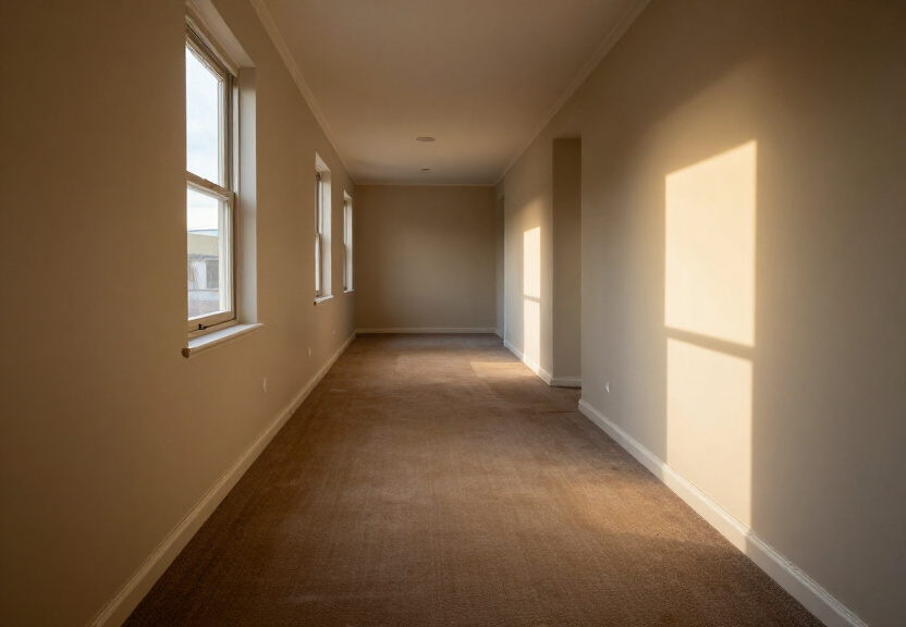 Dry and restored living room in Mulgoa after flood cleanup
